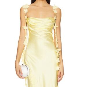 NBD Inaya Gown in Butter Yellow Size Small